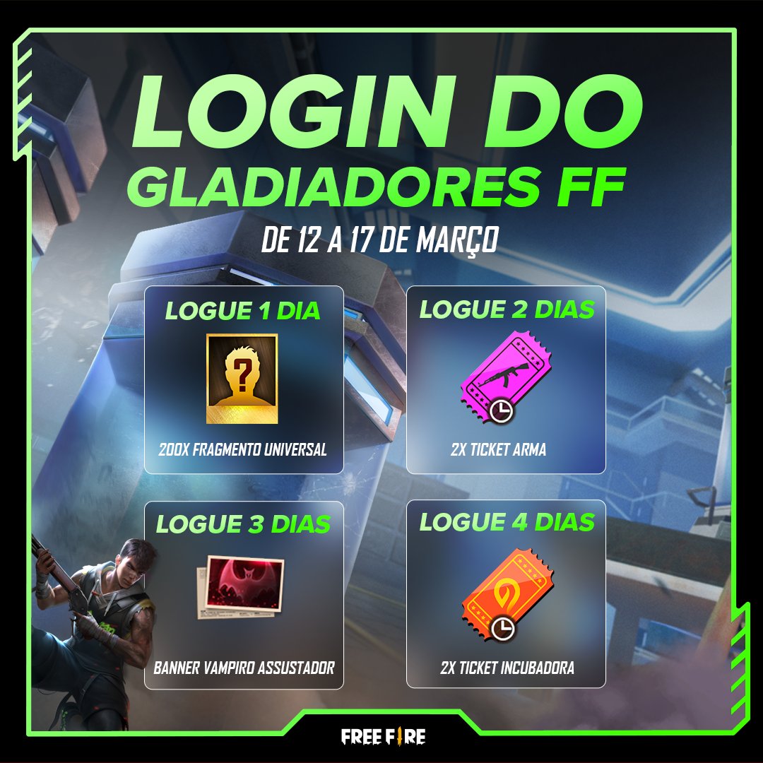 FreeFireBR's tweet photo. O novo modo do Gladiares FF: Queimada já está disponível no Frifas! 

E tem mais! Logando e completando as missões você garante recompensas. 🔥 https://t.co/hgyiVAbaDN