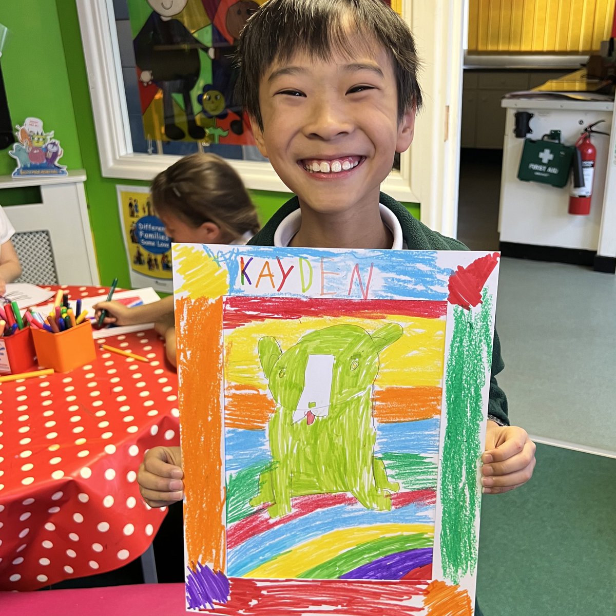 makers_n_movers's tweet photo. Another awesome end to the week @pennsprimary This week we took our inspiration from George Rodrigue’s Blue Dog series of paintings and created our own coloured animal pictures using oil pastels and felt tips
#afterschoolclub #createclub #artsandcrafts #awesomeartists https://t.co/YuZ8LWtwl9