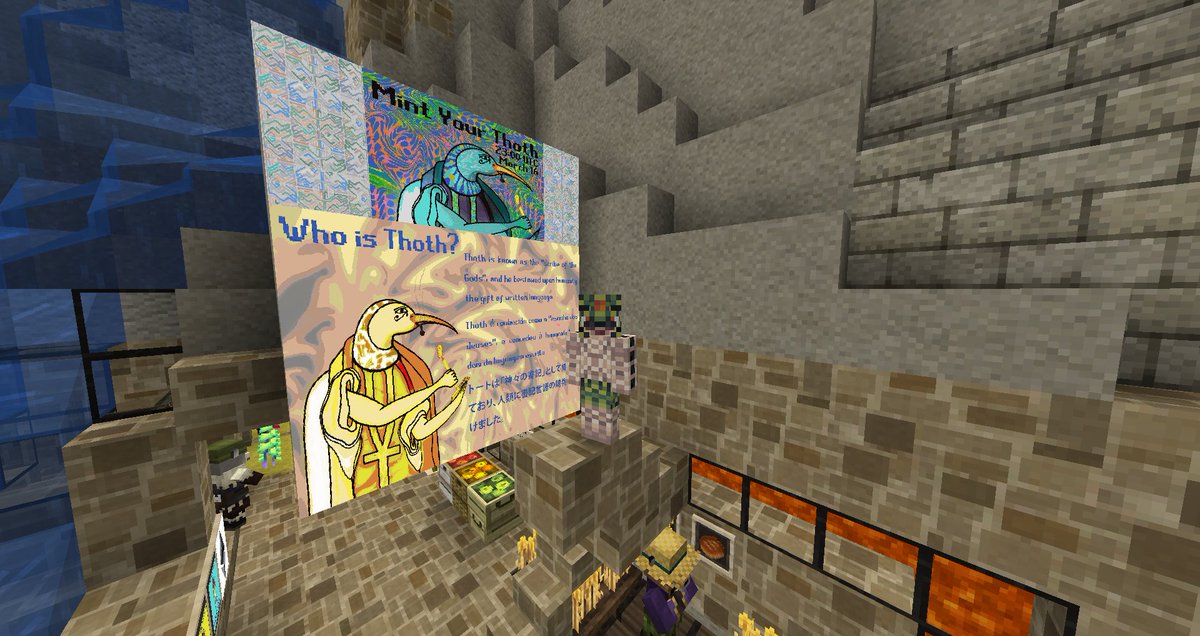 museoraia's tweet photo. New quest!! Tag us in a selfie in front of the new Thoth display at the Trading Bazaar for 1,000 RUNES. 🚨📢 #MUSEdao #NFTWorlds #P2E #Quest https://t.co/krsV0fpl1g