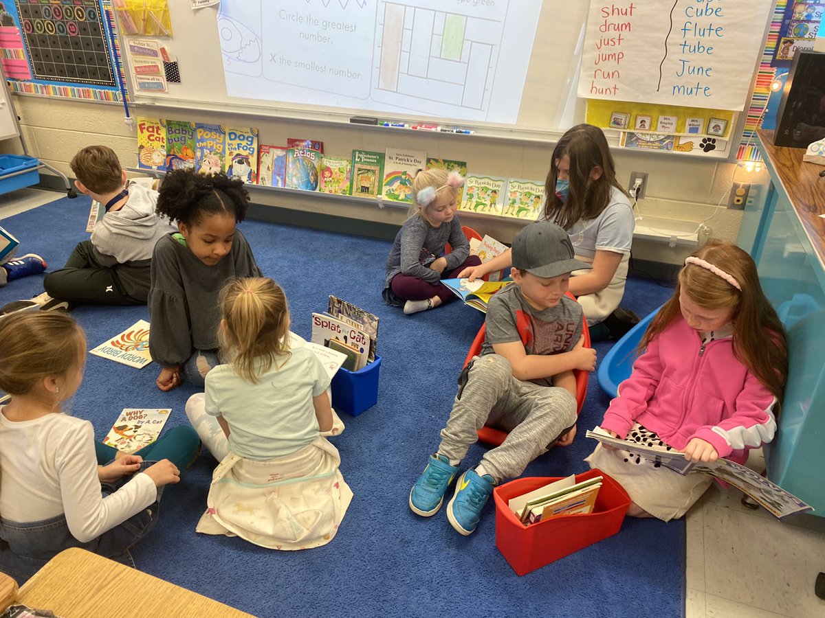 We were finally able to bring back Book Buddies! Thank you Mrs. Kropka for hosting this morning!