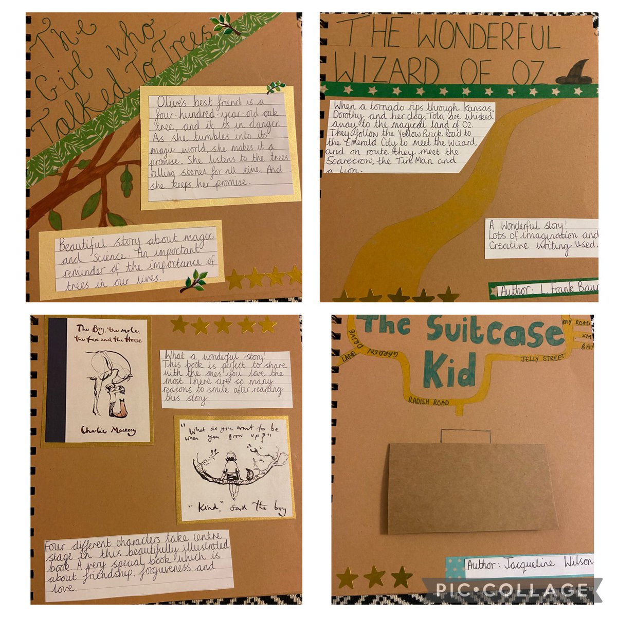 on Twitter "Loved creating a reading scrapbook for my
