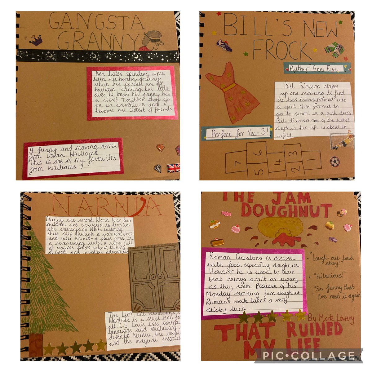 on Twitter "Loved creating a reading scrapbook for my