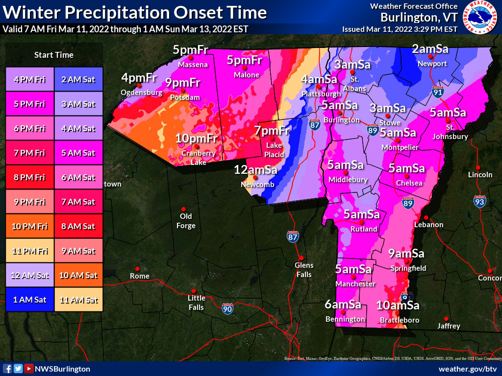 NWS Burlington On Twitter Winter Storm Update As Of 4 PM March 11th nws-burlington-on-twitter-winter-storm-update-as-of-4-pm-march-11th
