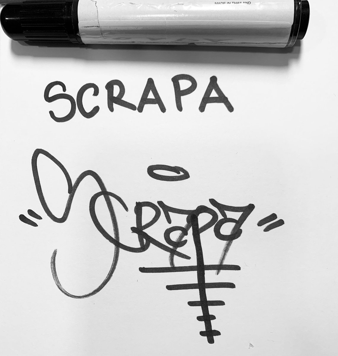 scrapa2020's tweet photo. In graffiti βTaggingβ is a writing style used to mark territory or make your presence felt at different locations. Tags are twisted one-line-alphabets. This becomes your signature. π
#taggingseason #writers #ghanagraffiti #scrapa https://t.co/iENZrwN48z