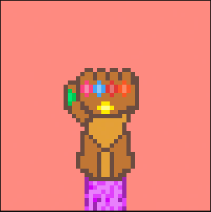 Insomniac2197's tweet photo. Thanos! #handpunks #NFT #CRO https://t.co/6dOCq1XMWW
