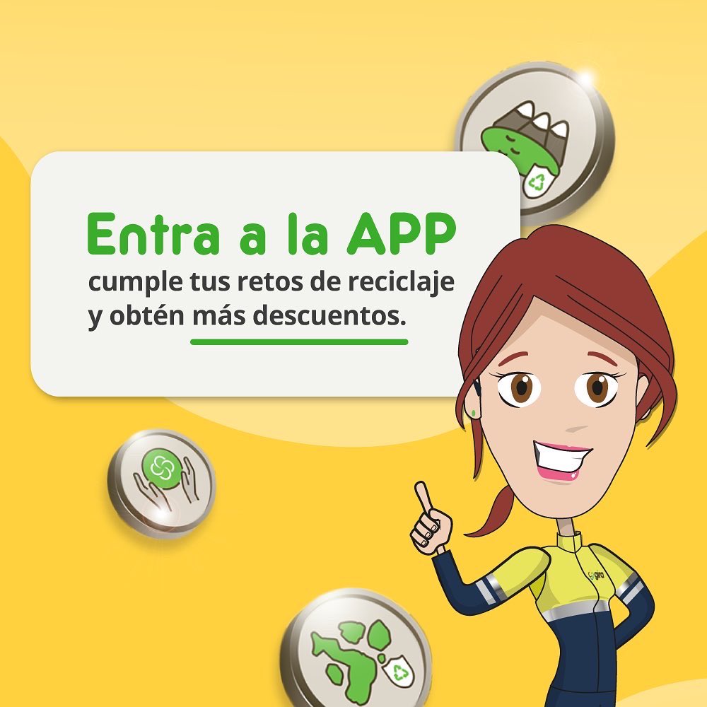 GiraReciclaEC's tweet photo. #appGIRA 😬 👉 ¿Ya ganaste medallas en nuestra appGIRA?
🎖️ Para ganarlas debes llevar tus residuos a los Puntos GIRA y completar el proceso de reciclaje para recibir más ReciPuntos ♻️
📲 ¡Gánalas y conviértete en un experto en reciclaje y cuidado ambiental! 💚🌎
#ReciclaEcuador https://t.co/ayHKaMl6pE