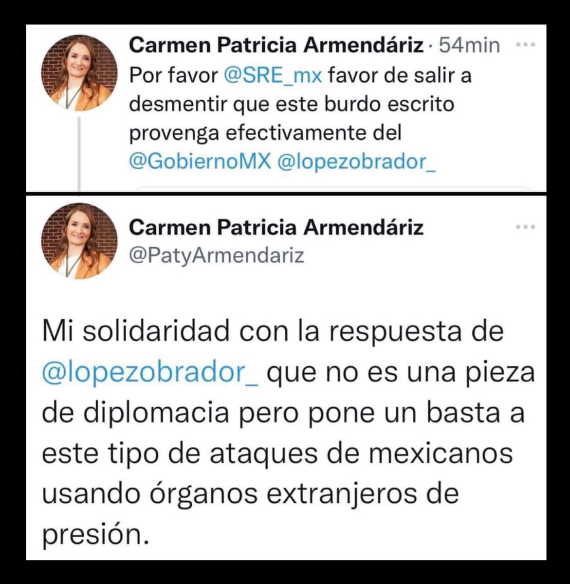 GeneralMiguelMi's tweet photo. @PatyArmendariz Ya señora, ya deje de perder la dignidad https://t.co/7VbdM8OnJs
