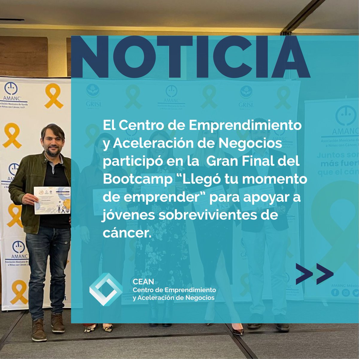 IberoCEAN's tweet photo. #Entérate El CEAN Ibero participa como Jurado de proyecto de emprendimiento para apoyar a jóvenes sobrevivientes de cáncer https://t.co/2sp7pzFyqS

@amancmexico @IberoVincula https://t.co/OaKqCF15bG