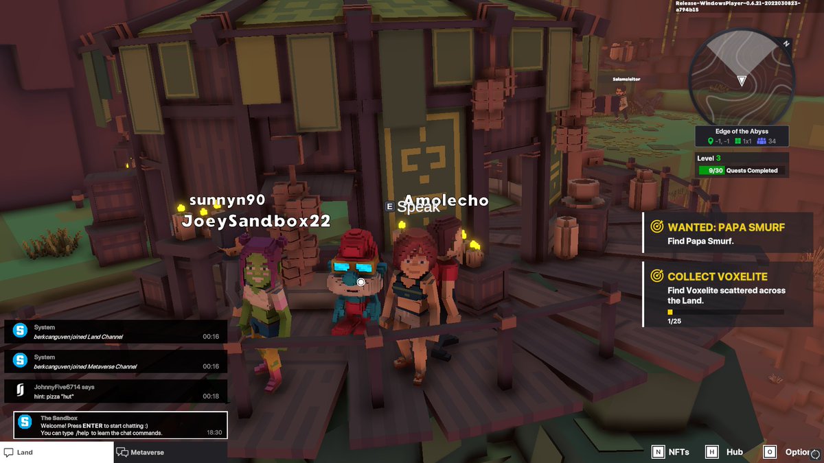 blinders_crypto's tweet photo. @TheSandboxGame I just participated in the daily #SandboxAlphaS2Contest for a chance to earn up to 1,000 $SAND! Starting March 11 - Find Papa Smurf. Check out my screenshot below! 👇 #SandboxAlphaS2 https://t.co/2noXZxBYyz