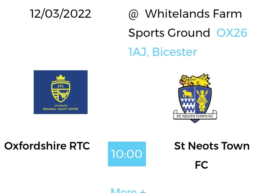Looking forward to a.match tomorrow vs Oxford United Regional Talent Centre. Always a really competitive encounter that we look forward to! ⚽