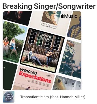 HollowHum's tweet photo. Thanks @AppleMusic for the playlist add! https://t.co/i9M7nGb8Aw