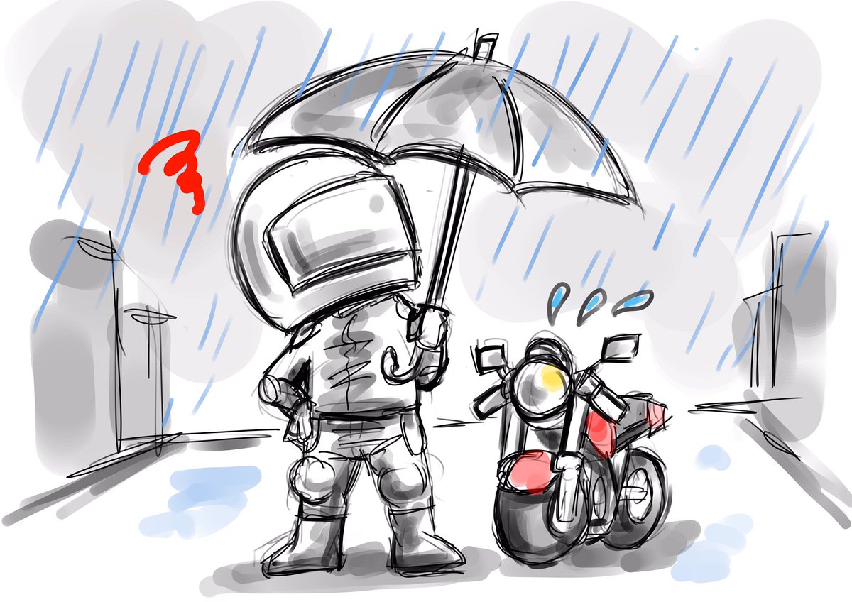 も〜っ‼︎予報に雨なんてなかったよ(-_-;)
､､､､､､､もう少し寄らないと濡れるよ､､､､