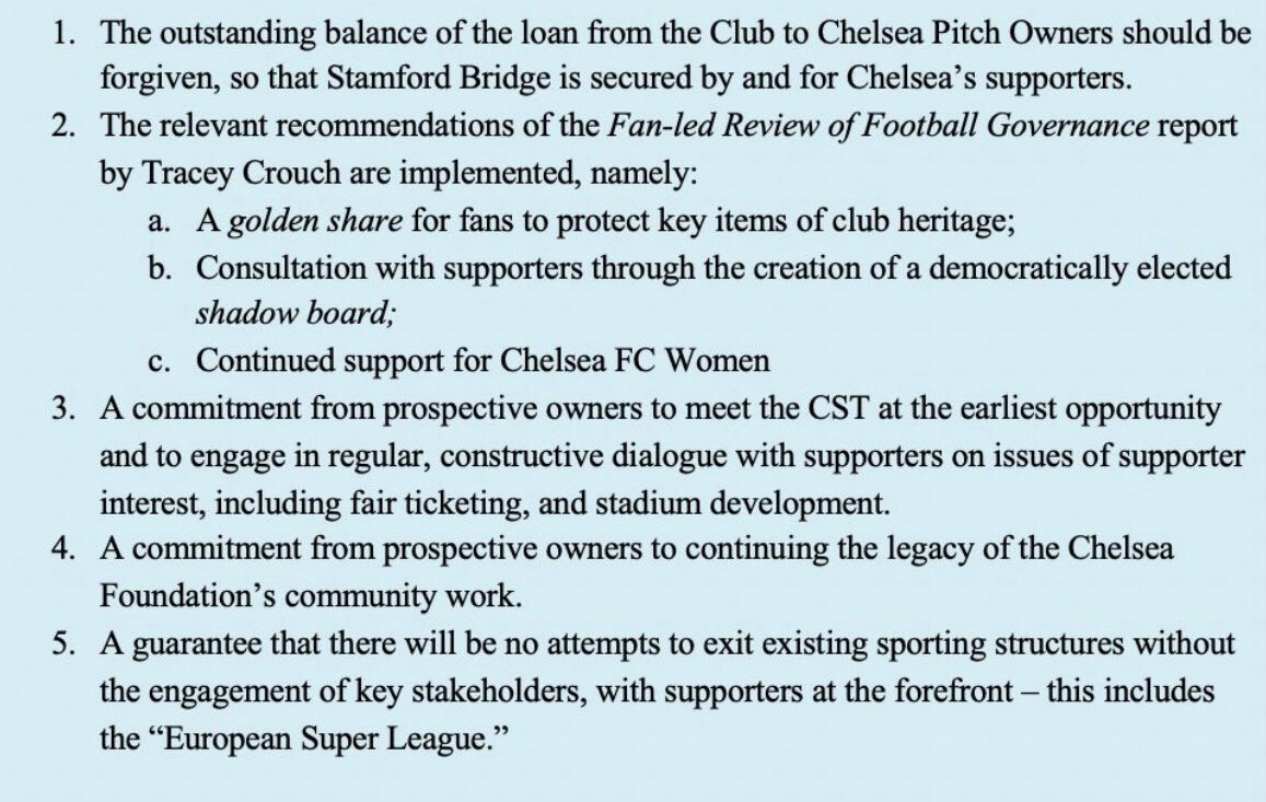 Chelsea Supporters’ Trust⭐️⭐️ tweet media