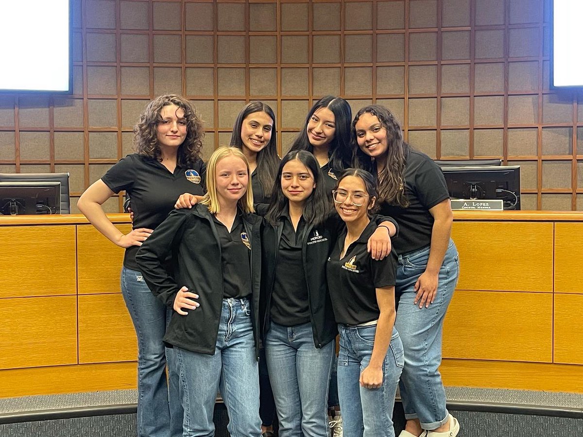 MercedYouth's tweet photo. We would like to honor the young women who serve on the Merced Youth Council in honor of International Women’s Day this past Tuesday. The staff who are women who support us also deserve a shoutout. We are proud of the women who are getting involved to make change. ❤️ https://t.co/koA14b6HPW