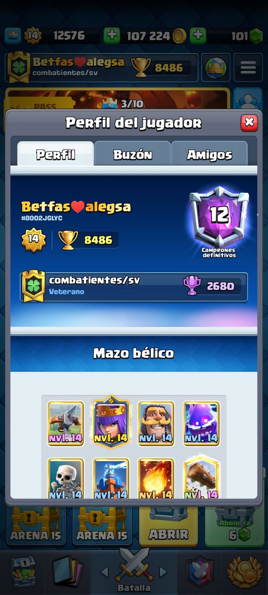 Sorteo 50 espacios de supercell ID
RT y Fav
Seguirme
Los doy el viernes de la próxima semana, suerte a todos ☘️