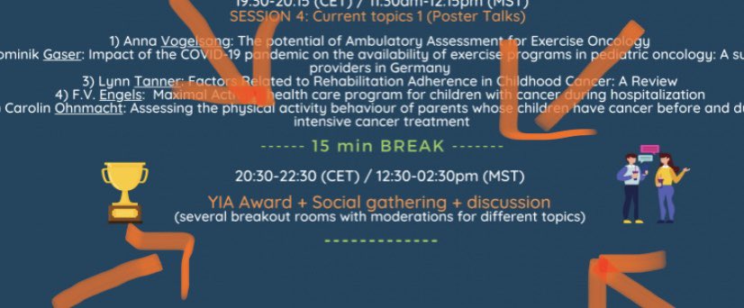 Have you heard about the #YoungInvestigatorAward during the Social gathering on Thursday? Only 4 days left to register and attend the conference: …iatric-exercise-oncology-congress.org/registration-a… 👏