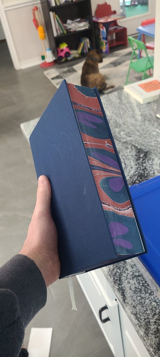 JamesCRNA's tweet photo. @IzykStewart @PeterAhlstrom Just another idea for the KS books; I recently got some marbled edge books and they look amazing! https://t.co/mSvrTQQEHp