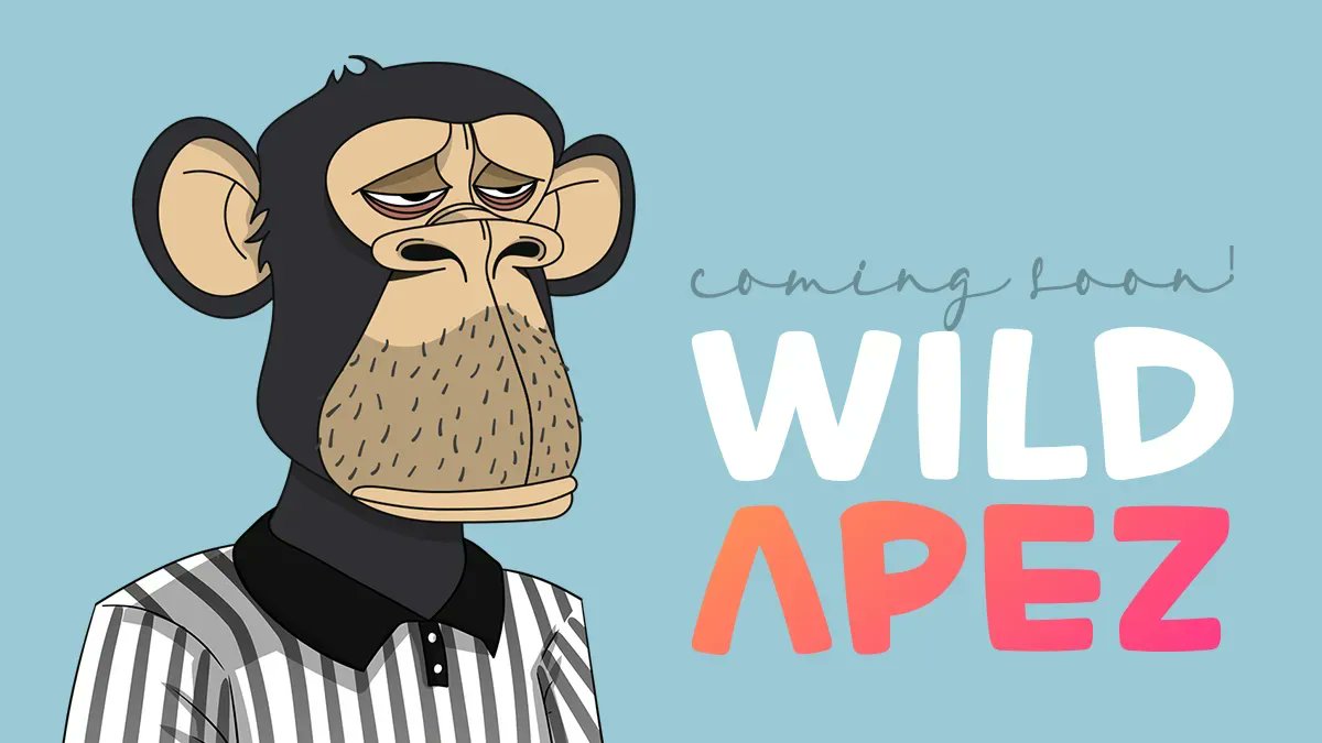 Wild_Apez's tweet photo. Wild Apez Mania is HERE!

Join our Discord: https://t.co/syvNU566DI

#NFTdrops #nftart #NFTLaunch https://t.co/WSvaoFmGv6