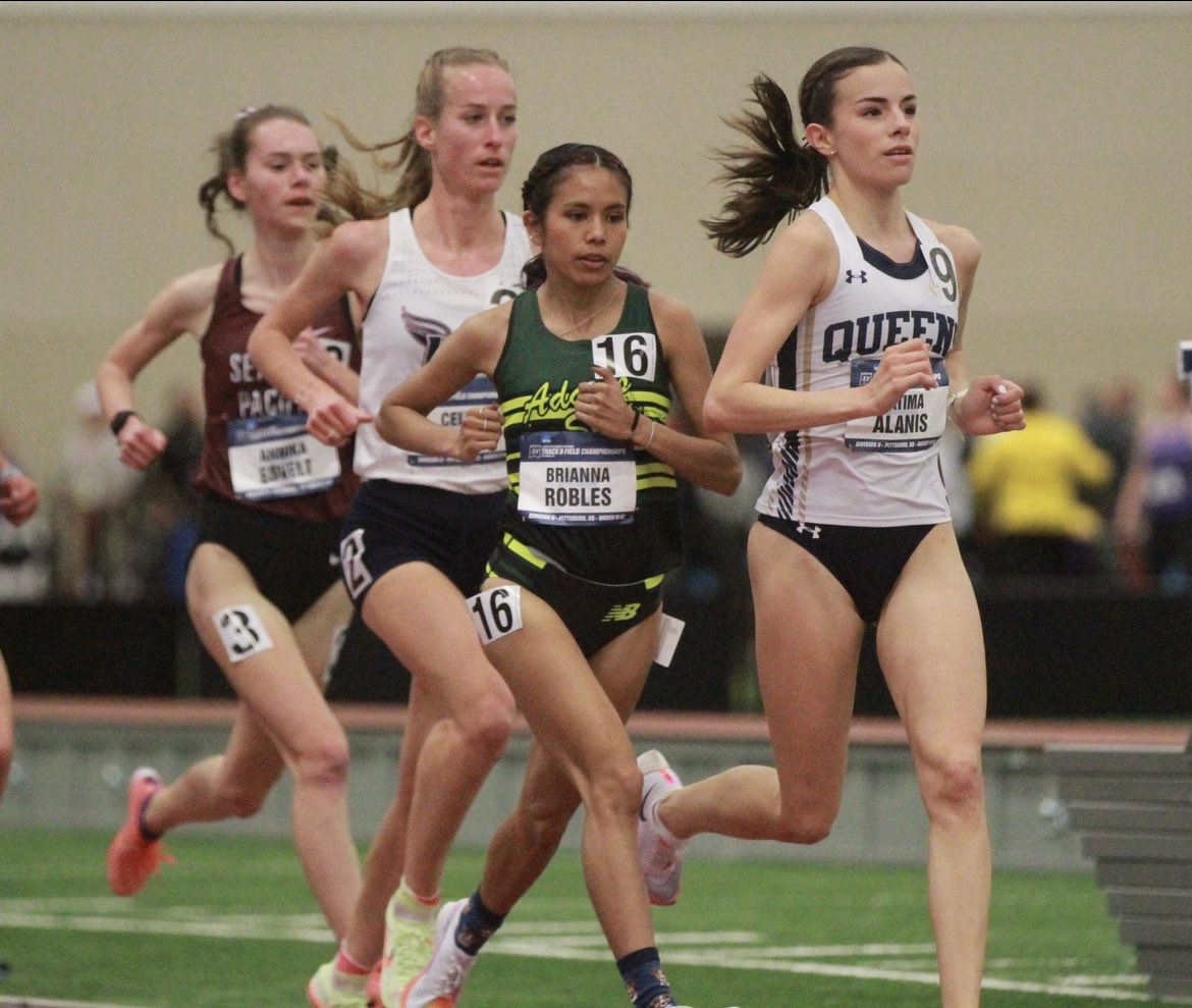 TF | NATIONAL CHAMPION!!! @Bri_runner of @AdamsStateTFXC is your 2022 @ncaadii champion in the 5,000-meters with a time 16:00.98! A NEW MEET RECORD!!!