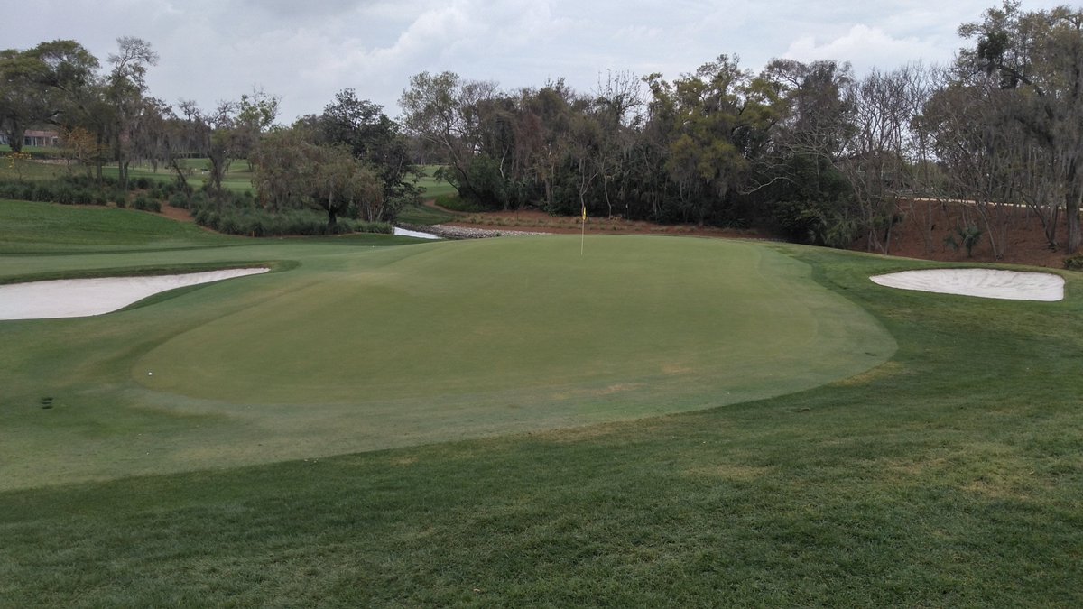 5 days post tournament on one of the driest greens we had. Within a couple days we should  have no visible signs of the stress we put on them.
My Team simply "Kicks Ass" &amp; can't thank them enough!!