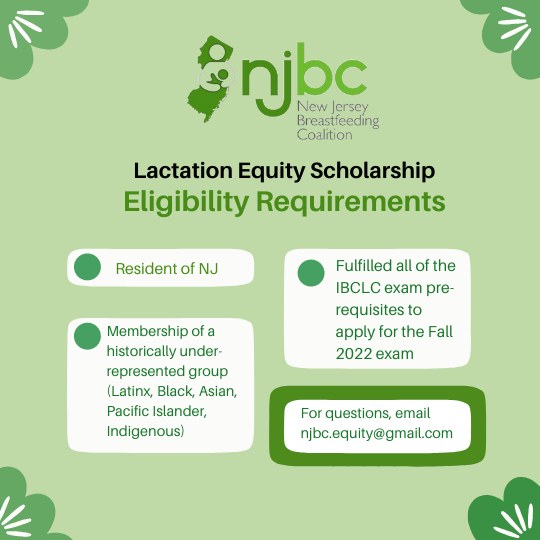 NJBFC (@njbfcoalition) on Twitter photo Are you a Black, Latinx, AANHPI, or Indigenous IBCLC candidate living in NJ ready to sit for the exam this fall? Visit tinyurl.com/NJBCEquityScho… to learn about the NJ Breastfeeding Coalition's annual Lactation Equity Scholarship! Deadline: 3/25 <a href="/NJBFC/">cesar sachez</a> #ibclcexam #iblce #ibclcequity Are you a Black, Latinx, AANHPI, or Indigenous IBCLC candidate living in NJ ready to sit for the exam this fall? Visit tinyurl.com/NJBCEquityScho… to learn about the NJ Breastfeeding Coalition's annual Lactation Equity Scholarship! Deadline: 3/25 <a href="/NJBFC/">cesar sachez</a> #ibclcexam #iblce #ibclcequity
