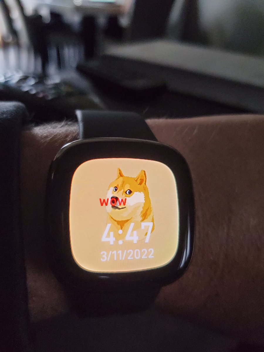 RustyT67's tweet image. My new watch has a Doge face! #DOGE