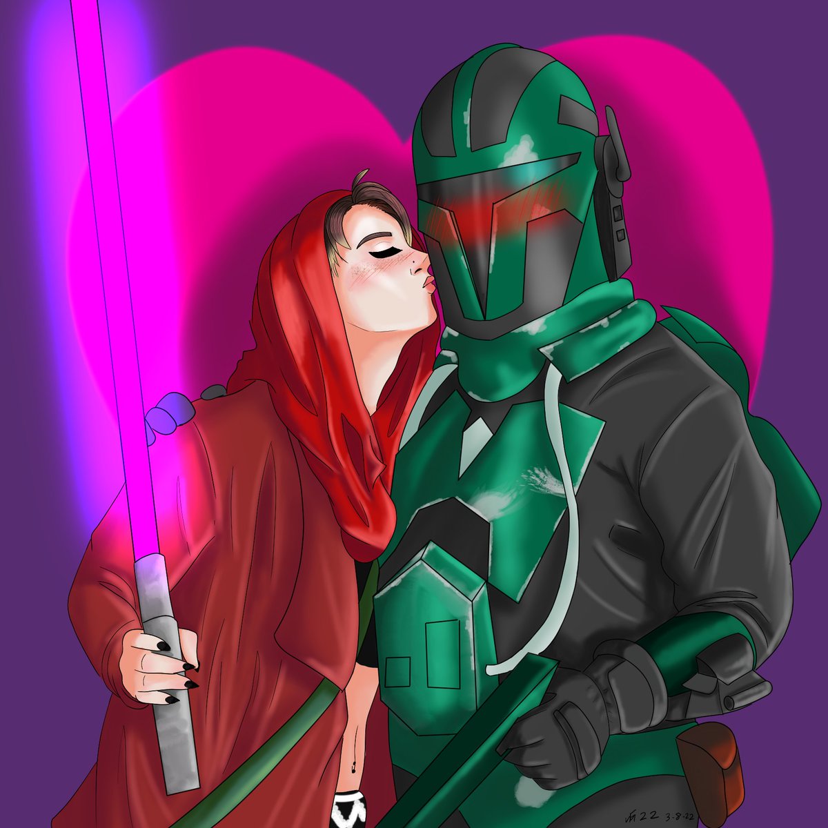 Quinn on Twitter "Beautiful ship commission art done of my boyfriend