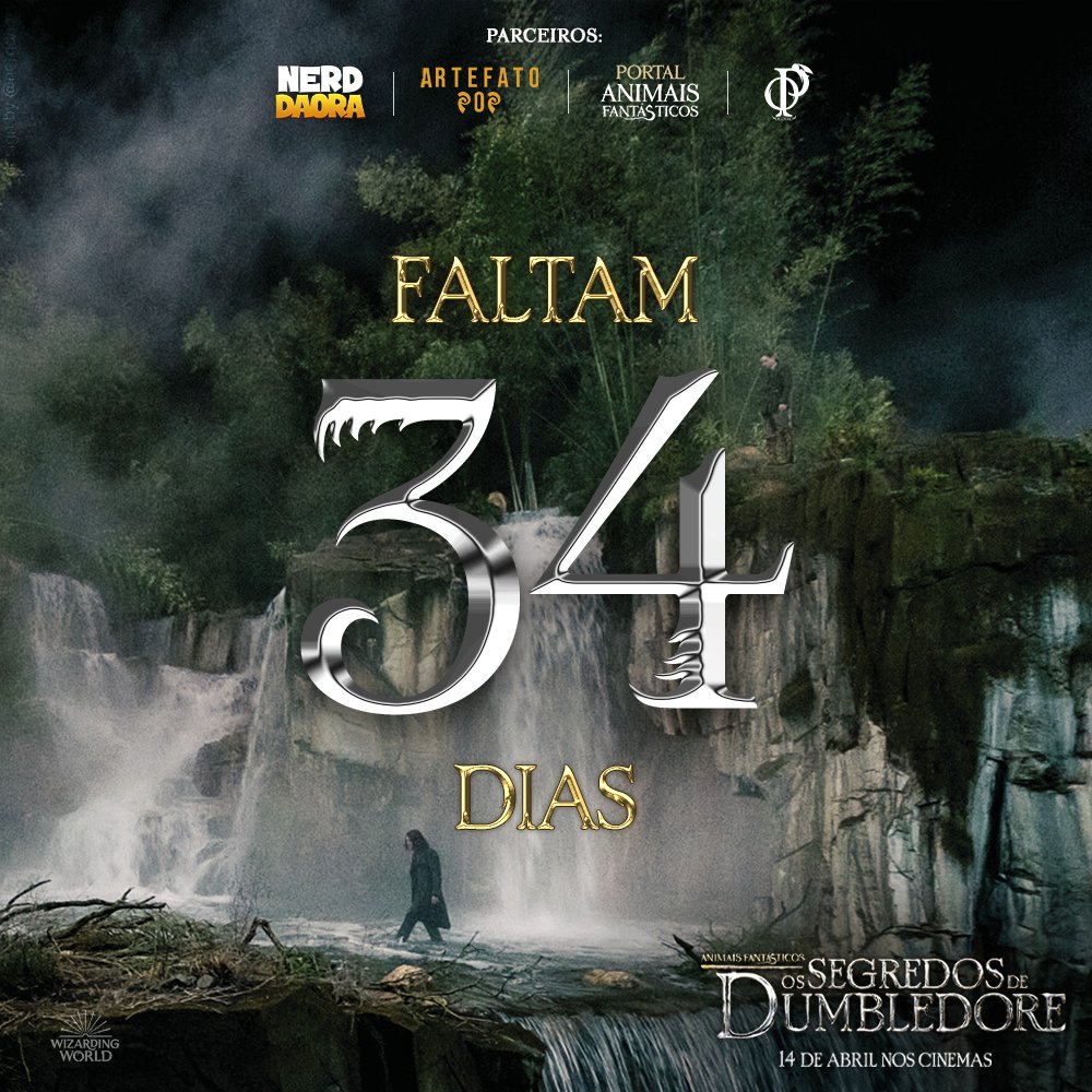 QUASE LÁ!

Faltam apenas 34 dias para a tão aguardada estreia de Animais Fantásticos e #OsSegredosdeDumbledore. 14 de abril nos cinemas.

#FantasticBeasts #SecretsofDumbledore #Dumbledore