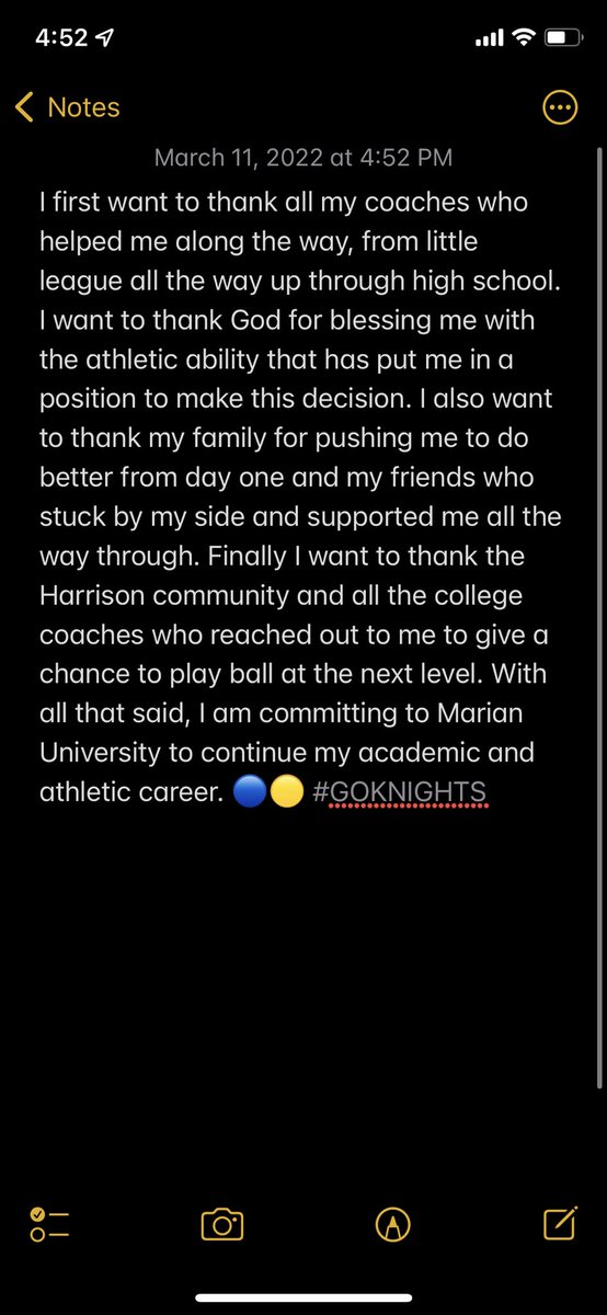 ThomasUrban_15's tweet photo. 1000% Committed, thank you @CoachEmmrich25 for blessing me with this opportunity, let’s work! @MarianUFootball #AGTG #GoKnights https://t.co/mEUVXY7RmC