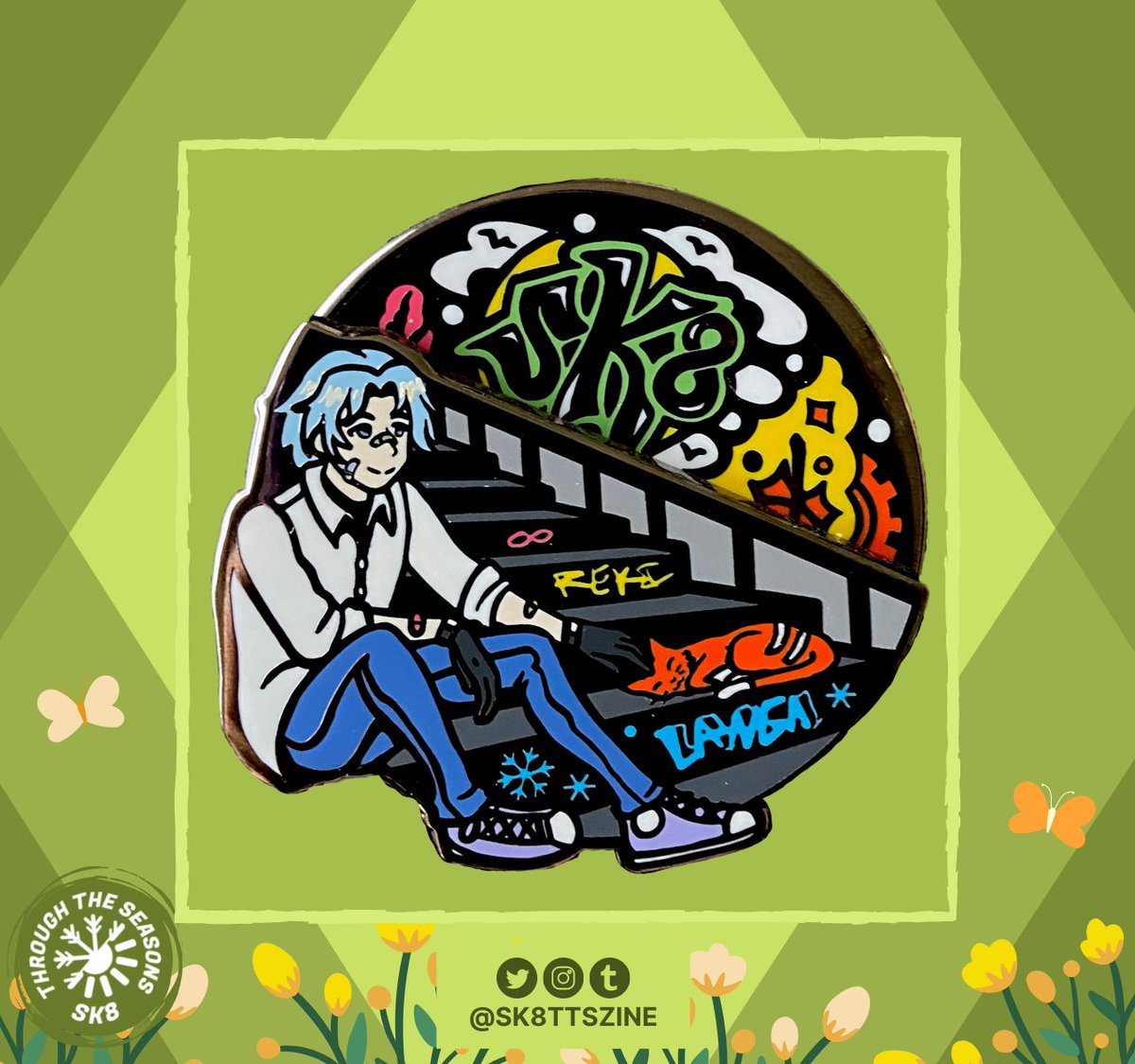 🌼 If you wanted to grab this beautiful Langa Spinner Pin by <a href="/foxflightstudio/">Kristin @ con recovery 😴</a>, now is your chance! Hurry to our aftersales before we run out for good 🌸