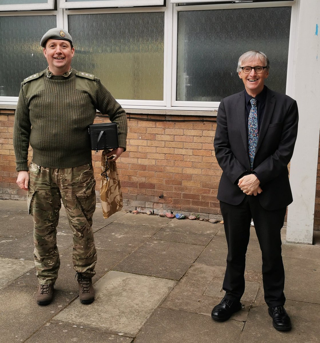 Today we welcomed Padre Mike Rutter who worked with our P4's.