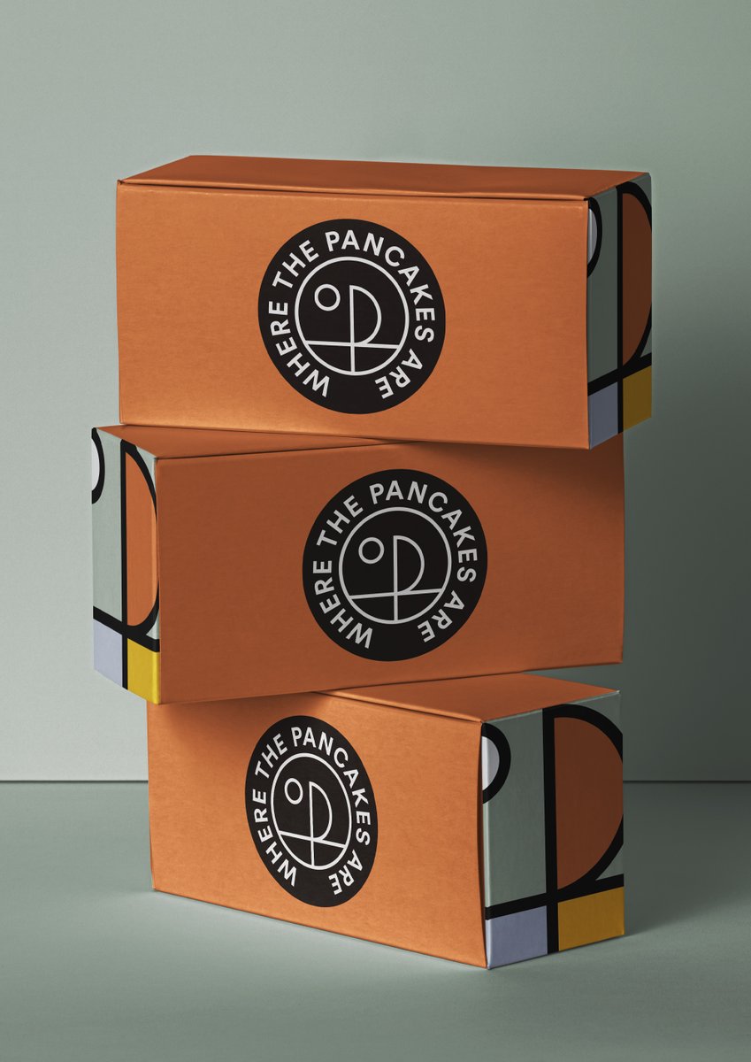 CommArts's tweet image. EXHIBIT: @NotOnSunday’s identity for pancake restaurant Where The Pancakes Are lends a timeless yet whimsical quality to all its packaging, communications and interiors. ow.ly/IPbW50Ih6jn