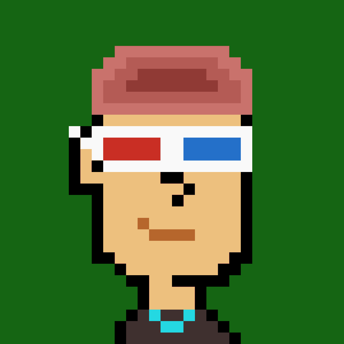 Nerd_Punks's tweet photo. Hey #NFTCommunity, this is: #NerdPunks 0176 🚀
✅women led #NFTProject
✅Floor price: 0.001 ETH
✅Polygon, no gas
✅hand pixelated
✅unique 1/1
✅26 owners
✅198/5000 online
✅38 Total Sales
#NFTCollection on OpenSea:
▶️▶️▶️https://t.co/BUfFZDodj3
#NFT #NFTCollection #NFTArt https://t.co/6e4X0OEH1O