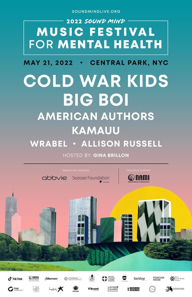 SOUND MIND ANNOUNCES FOURTH ANNUAL MUSIC FESTIVAL FOR MENTAL HEALTH AT NEW YORK CITY'S CENTRAL PARK ON MAY 21 | Read more: tinyurl.com/y9e26kw3 |