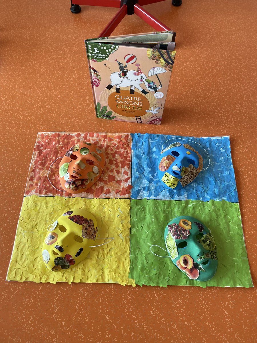 sclaudeV2's tweet photo. Travail autour du cirque et des 4 saisons avec « Quatre-saisons circus » de Laurence Gillot. #PrintempsduLivreJeunesse https://t.co/kajT1gVNdz