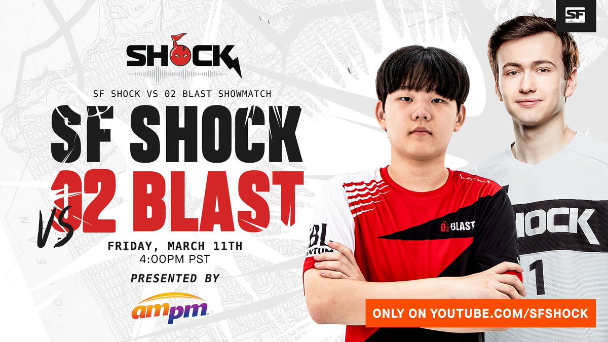 overwatchprobr's tweet photo. Hoje às 21h (horário de Brasília) o Shock e o O2 Blast farão uma partida de exibição que terá narração do duo lendário que infelizmente deixou a equipe da Overwatch League, Sideshow e Bren!

Assista aqui: https://t.co/cdR2LwaYZj

#Winnable https://t.co/ntP7HEf3dP