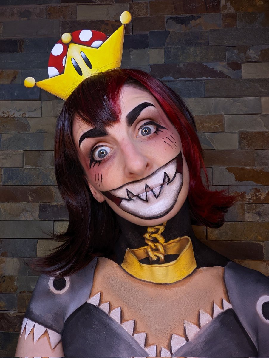 EleeceFace's tweet photo. I did this Chompette paint for MAR10 day. Inspired by @freckledOctopus. This is also your reminder to be kind to yourself. I spent a lot of time agonizing, over cracking in this paint. So remember, don't let your "flaws" make you forget about all the good things about you 💖💖💖 https://t.co/jUqD2j1OOR