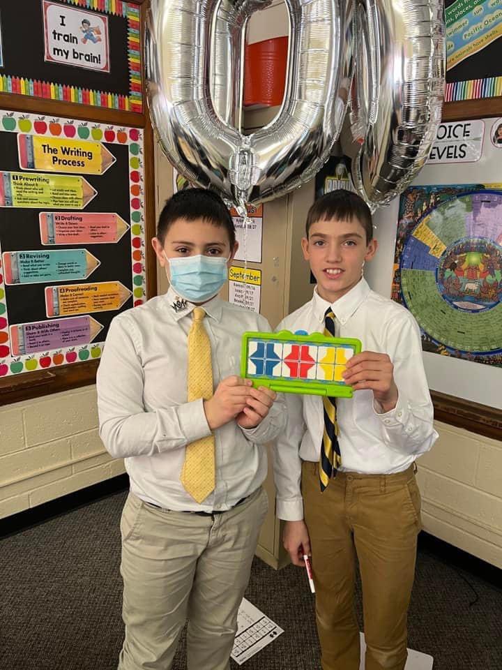 MissJamisonGr4's tweet photo. My fifth graders have been learning how to add and subtract fractions with unlike denominators. They worked in groups to practice this skill by using their “VeraTiles.” The students use this self-check system,by using the pattern to create a puzzle. 🧩  #5thgrade #versatiles https://t.co/5GIVlMOC5V
