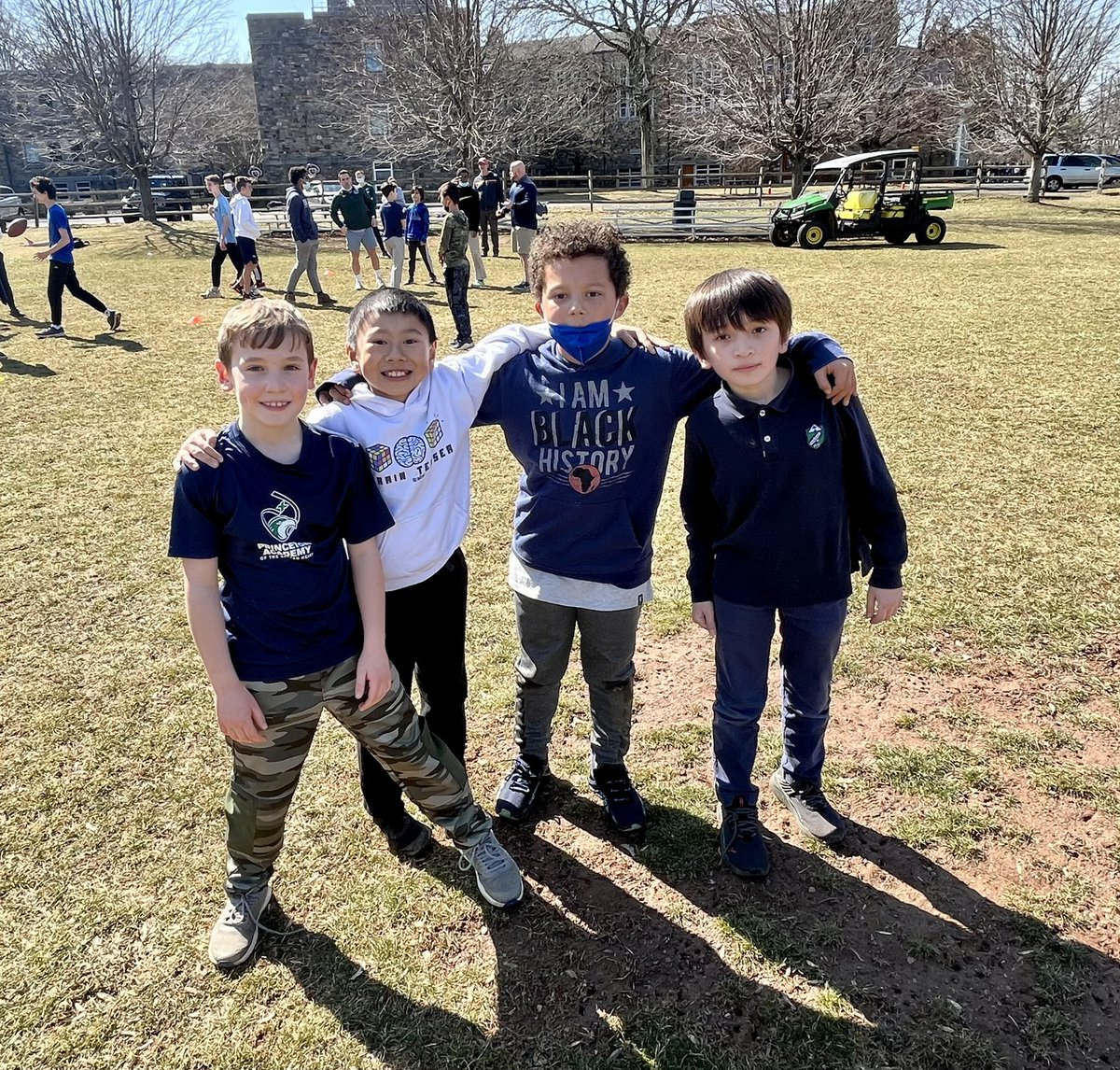 rikdugan's tweet photo. What a way to enter #springbreak2022 - #MarchMadness @PrincetonAcadSH on a beautiful Friday Afternoon! Wishing our entire #PASHFamily a peaceful, rejuvenating and joyful break #PASHProud #HeCanBe https://t.co/d7YCyWwXG7