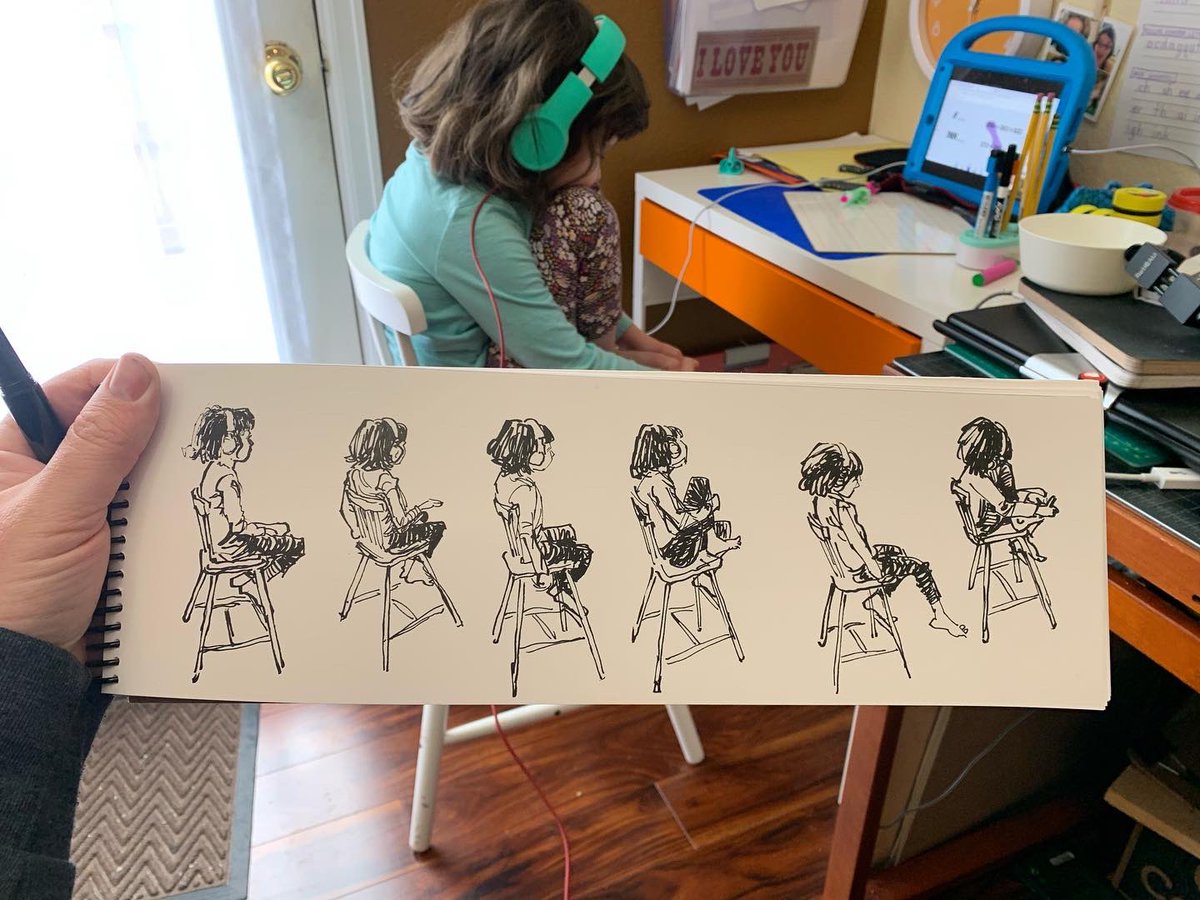 Wow, this was a year ago, Juni in remote kindergarten. 