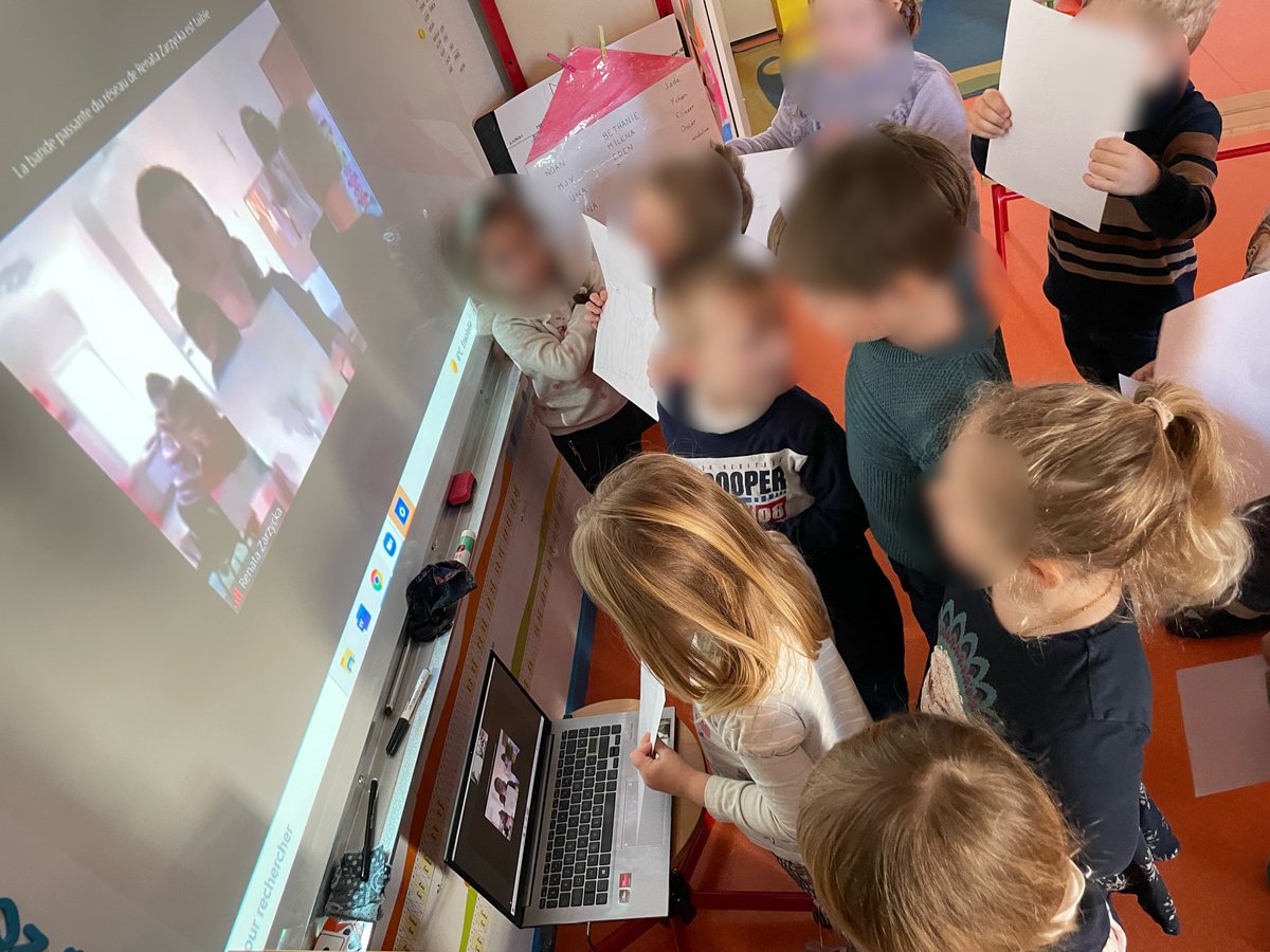 Rencontre en ligne et défis avec nos camarades polonais et macédoniens à l’occasion de la journée internationale des mathématiques. #ErasmusPlus #SemaineDesMathematiques