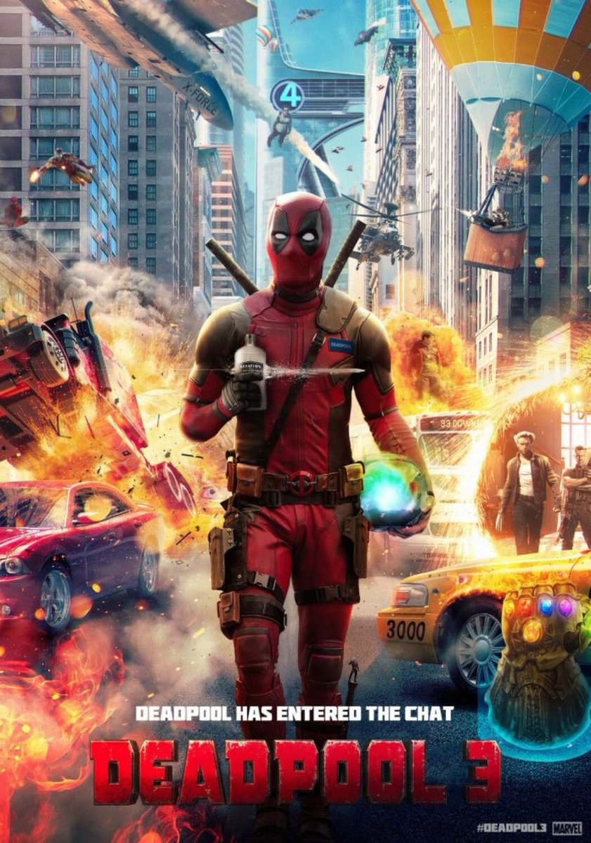 3CFilmss's tweet image. Who ever made this fan poster saw the future😅 Free Guy director Shawn Levy in talks to Direct DEADPOOL 3 (Via: @THR)