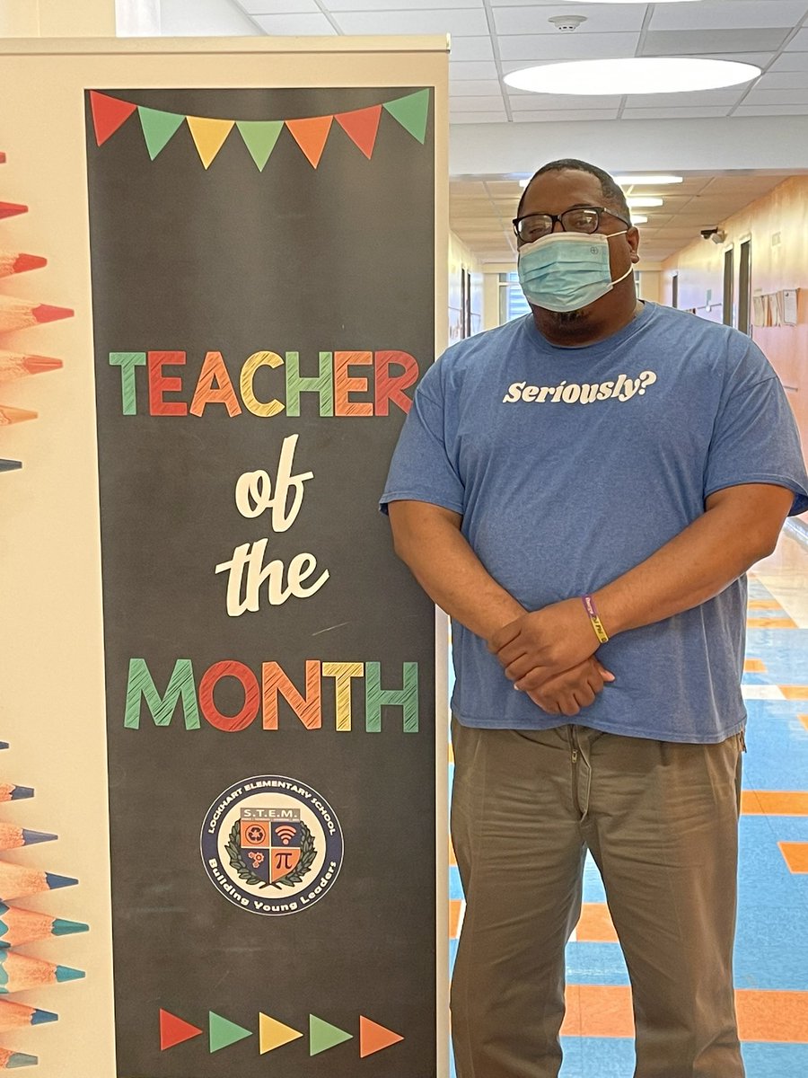 lockhartES's tweet photo. Congratulations to Mr. Garvin, our March Teacher of the Month! #WildaboutLockhart #LockhartStrong https://t.co/Lc6sIUjNXv