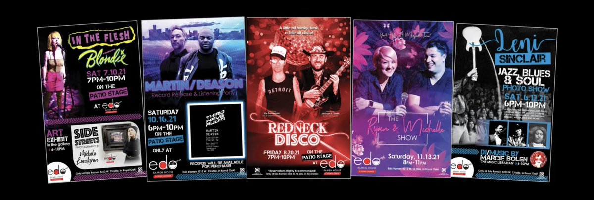 We rock out event and promo posters and more for local and national clients!