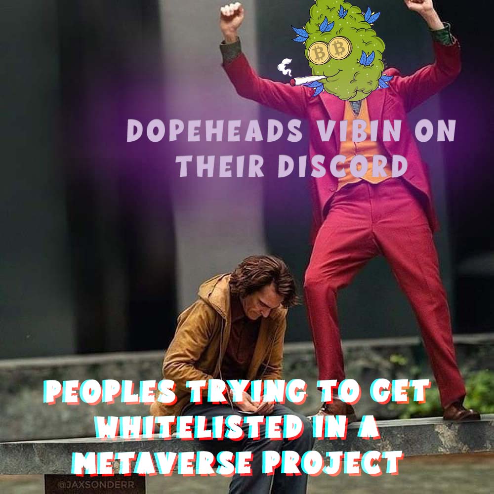 antoine_ville's tweet photo. We are vibing on the Discord my friends, bring in the love and the good energy.
@dopeheadsnft #vibing #NFTCollection #nftart #animation #animated  #love https://t.co/2QCExPvnu7