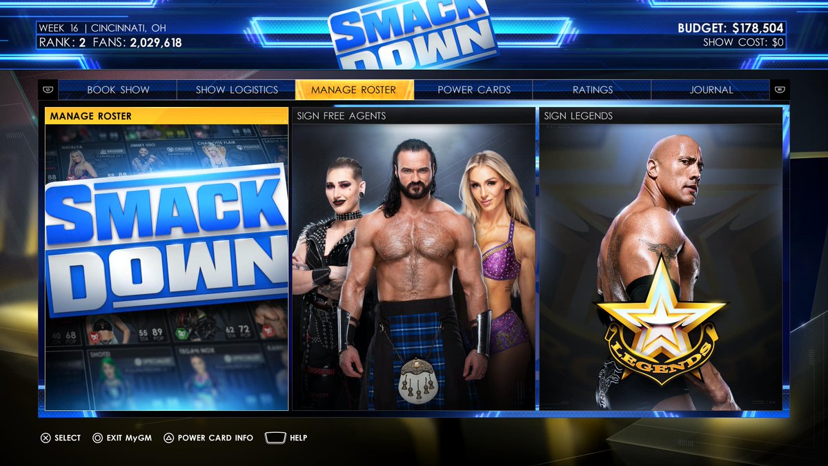 Absolutely loving 2K22 so far, gameplay is a huge step up in quality and even though GM mode isn't anywhere near where I'd like it to be I've got to say I've still been having so much fun with it. Hopefully it can reach its full potential in time! #GMMode #PS5Share, #WWE2K22