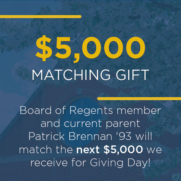 SIHSCleveland's tweet photo. The next $5,000 donated as part of #SIHSGivingDay will be met, dollar for dollar, through the generosity of Saint Ignatius Board of Regents member and current parent Patrick Brennan '93. Double the impact of your gift by visiting https://t.co/oLoftK8FMm. https://t.co/jUTptpA4su