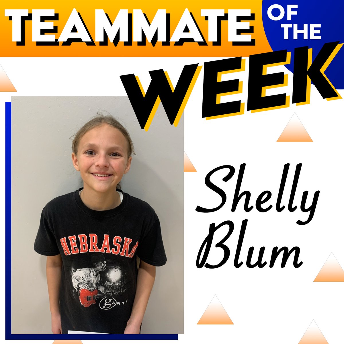 Another Lightning Volleyball Teammate of the Week: Shelly Blum! Always the first to help out in the gym, this fifth grader is learning how to be a better player with her great attitude! You rock Shelly!
#lightningvolleyball