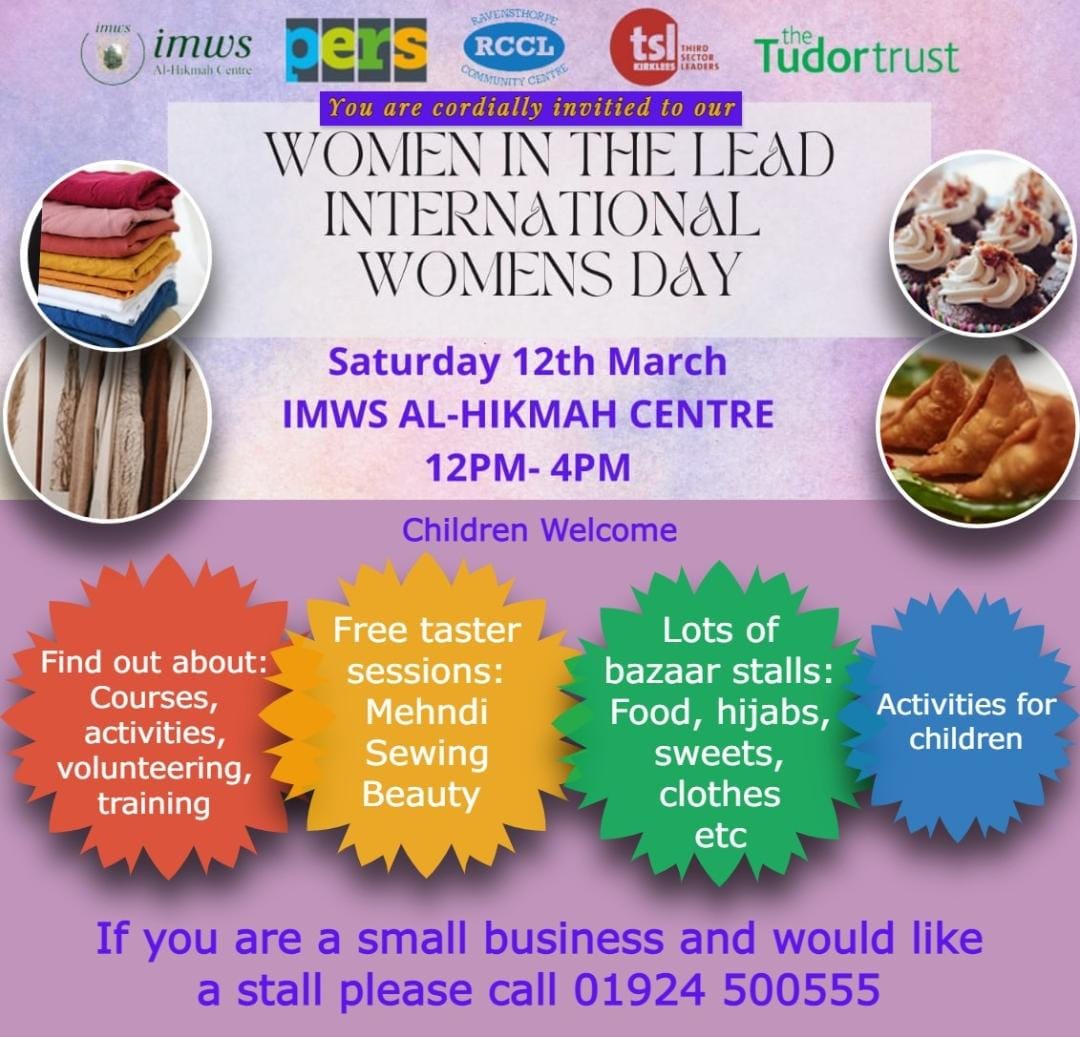 BatleySoftball's tweet photo. Pop down to International Women's Day at Alhikmah centre where we will be delivering cricket skills and drills. https://t.co/adUIOuIawm