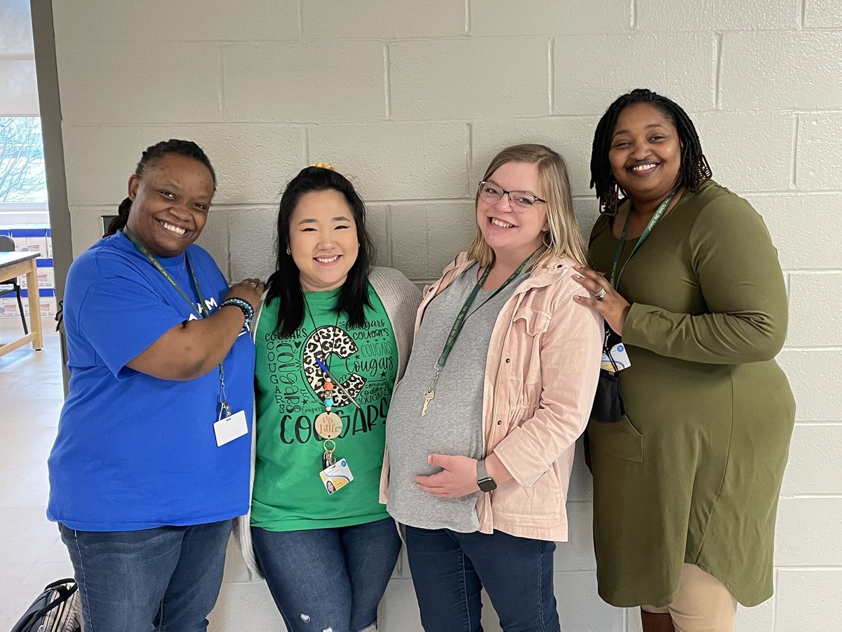 TheatreJCM's tweet photo. It’s a bittersweet feeling leaving the school for the last time this school year. We’re so ready for Baby G to make his arrival, but I will miss my precious JCM family!💚💛 #seeyouinAugust #comeonbabycougar https://t.co/IDwlYOMUkN